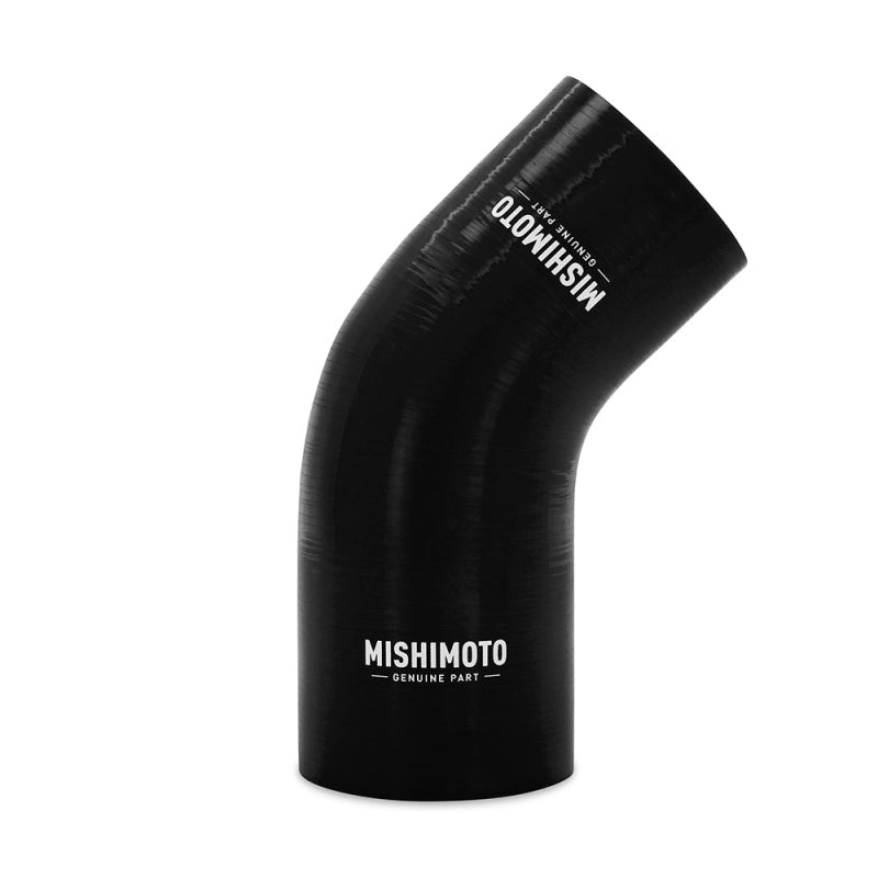 Mishimoto Silicone Reducer Coupler 45 Degree 2.75in to 3in – Black