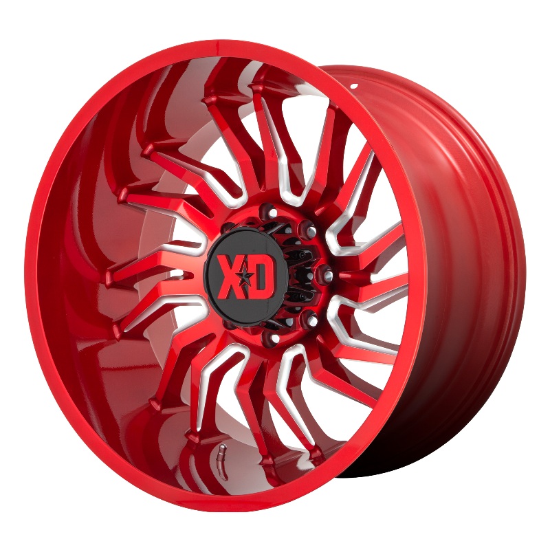 XD SERIES XD858 TENSION 22X12 8X165.1 ET-44 125.1 Candy Red Milled