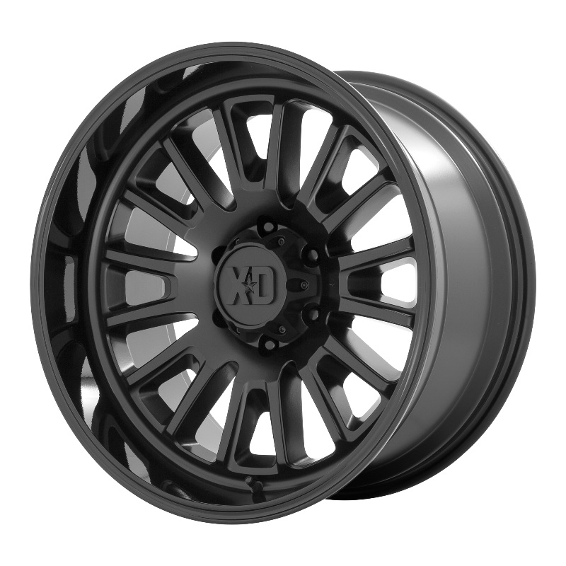 XD SERIES XD864 ROVER 22X10 5X127 ET-18 71.5 Satin Black With Gloss Black Lip