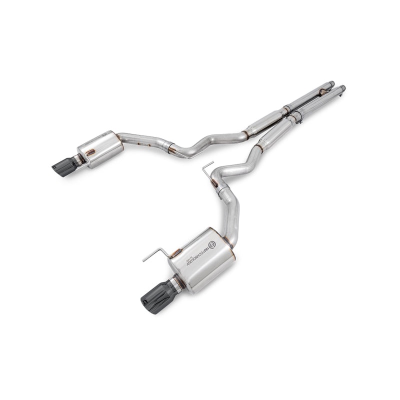 AWE Tuning S550 Mustang GT Cat-back Exhaust – Touring Edition (Diamond Black Tips)
