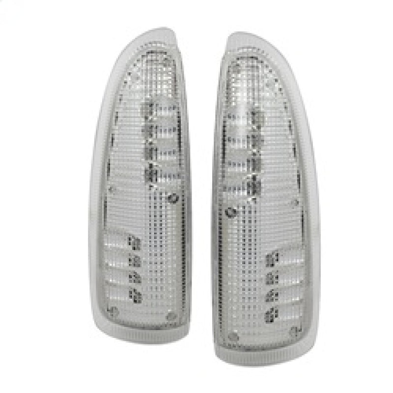 xTune Ford Superduty F250-F650 03-07 Amber LED Mirror Signal Lens – Clear ACC-LED-FDSD99-MR-C