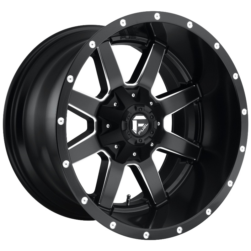 FUEL Off-Road D538 MAVERICK 24X8.25 8X200 ET-227 142 MATTE BLACK MILLED